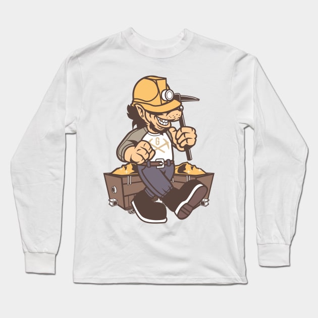 Miners Long Sleeve T-Shirt by ShirtyLife